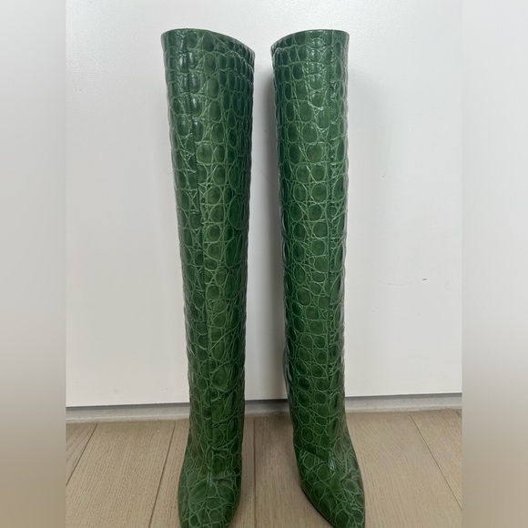 GREEN CROC PARIS TEXAS BOOTS SIZE 40 - Picture 11 of 11